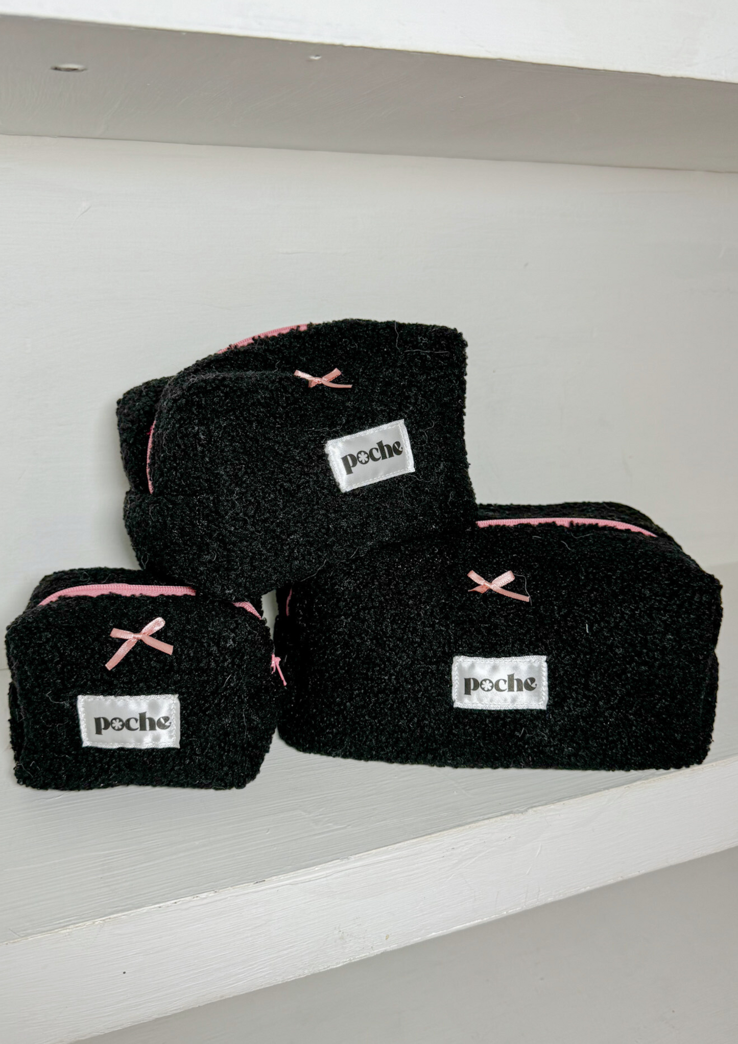 Teddy Series Puffed Pouchie in Blink