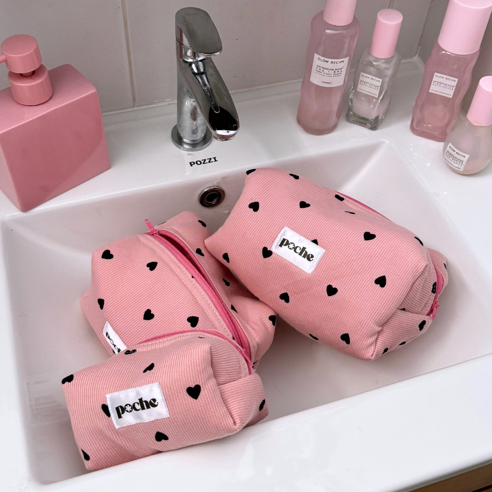 Galentines Day Puffed Pouchie in Shortcake