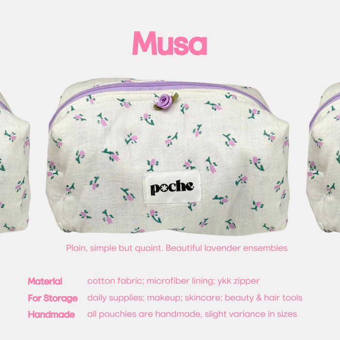 The Garden Puffed Pouchie in Musa