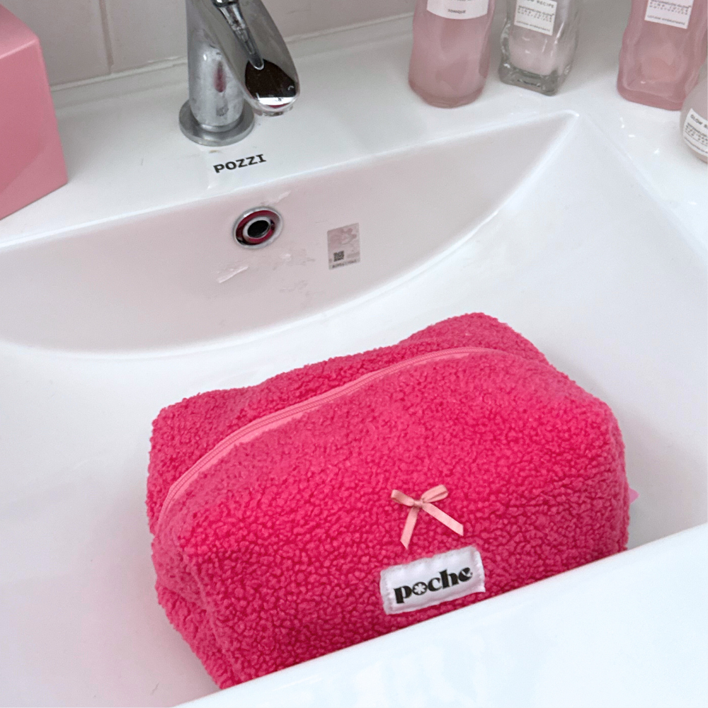 Teddy Series Puffed Pouchie in Elle