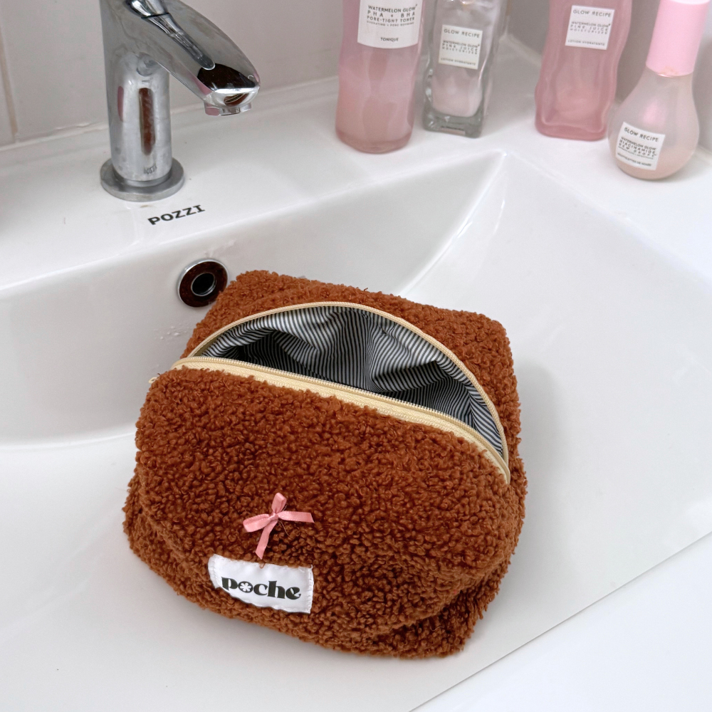 Teddy Series Puffed Pouchie in Coro