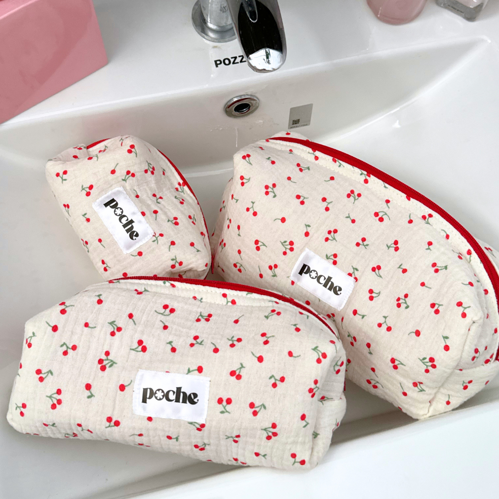 The Garden Puffed Pouchie in Cherie