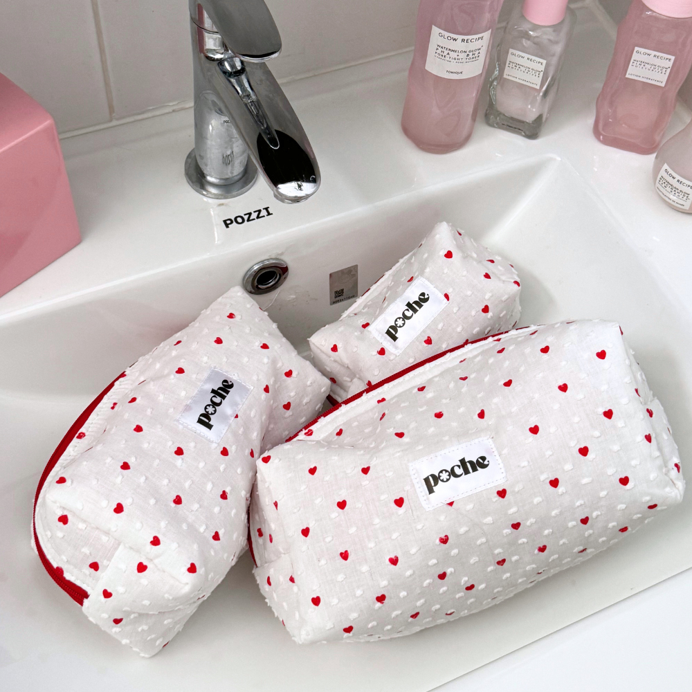 Gals & Galentines Puffed Pouchie in Lover
