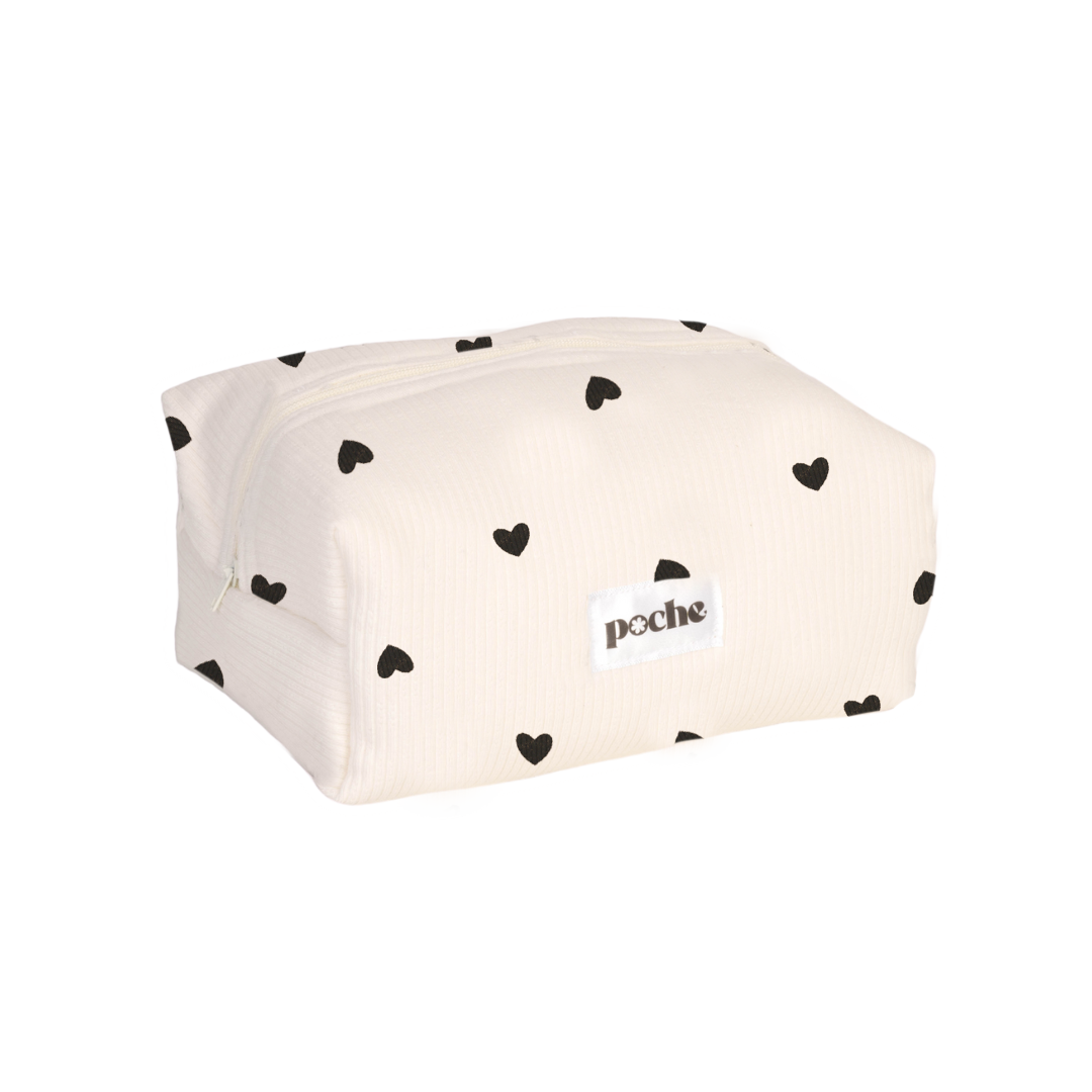 Galentines Day Puffed Pouchie in Milk