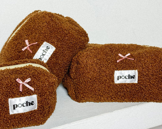 Teddy Series Puffed Pouchie in Coro