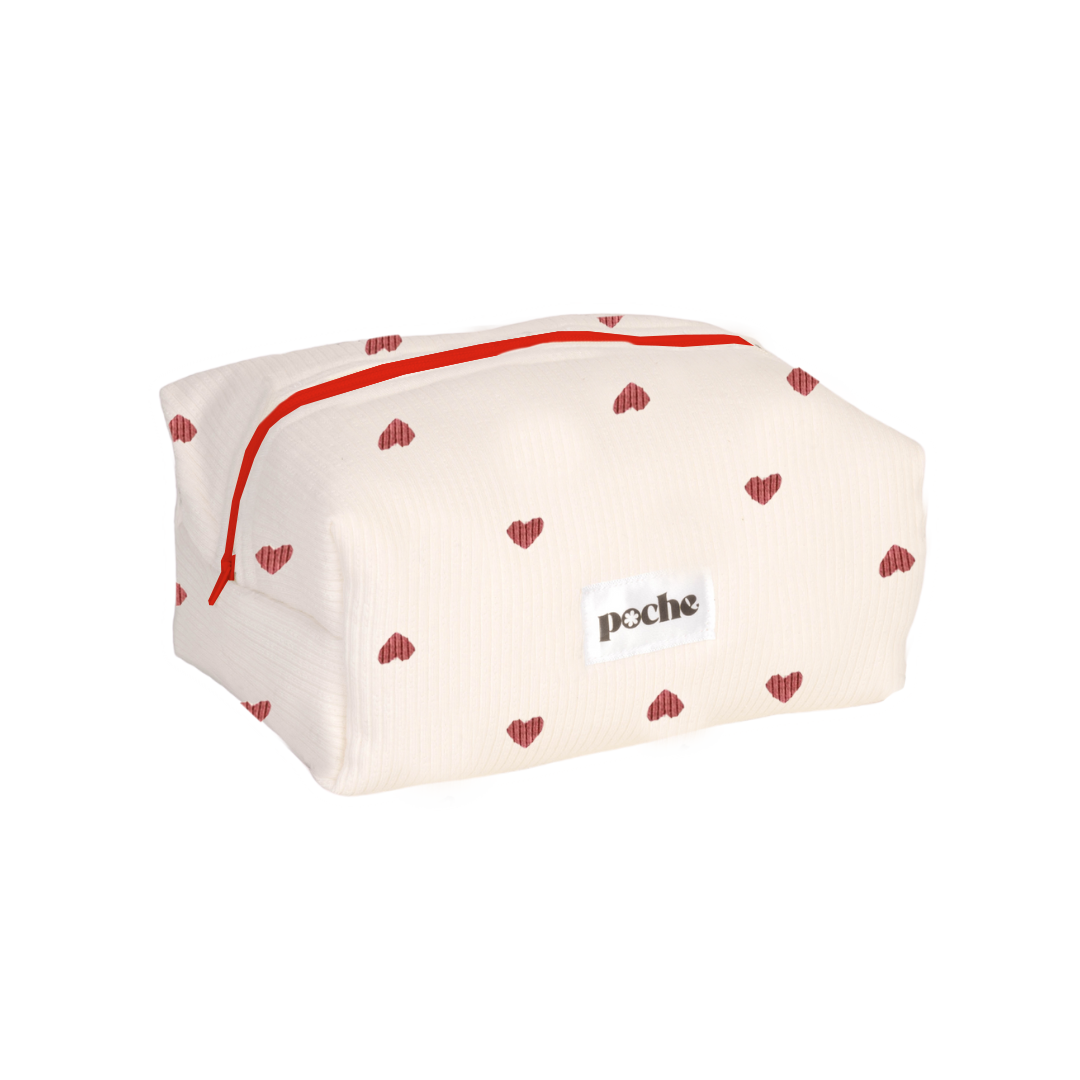 Galentines Day Puffed Pouchie in Red Velvet